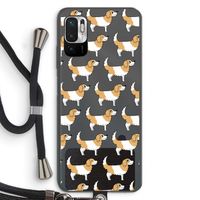 Doggy: Xiaomi Redmi Note 10 5G Transparant Hoesje met koord