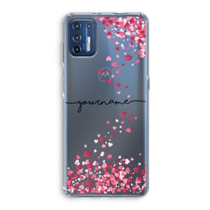 Hartjes en kusjes: Motorola Moto G9 Plus Transparant Hoesje