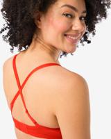 140 Voorgevormde Bh Zonder Beugel Recycled-micro Rood (rood)