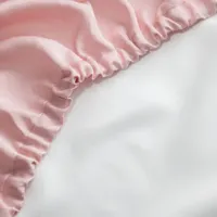 Bamboe Hoeslaken Roze 180x200+30 Cm