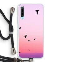 Fly away: Huawei P Smart Pro Transparant Hoesje met koord