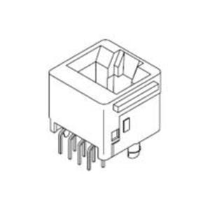 Molex Molex 428786218 VERT MODJACK LO PRO 428786218 Bus Aantal polen (sensoren) 6P6C 1 stuk(s)