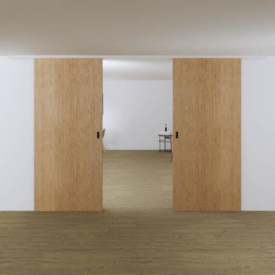 Xperta set 6m rail - Wit - Plafond opbouw - Dubbele deur - Deurdikte 50-55mm - inbouw manual fix - Set Eindkappen Xperta set 6m rail - Wit - Plafond opbouw - Dubbele deur - Deurdikte 50-55mm - inbouw manual fix - Set Eindkappen