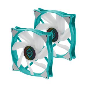 Iceberg Thermal IceGALE ARGB Computer behuizing Ventilator 14 cm Blauwgroen 2 stuk(s)