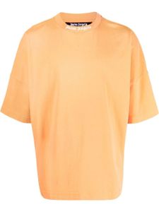 Palm Angels t-shirt en coton à logo imprimé - Orange