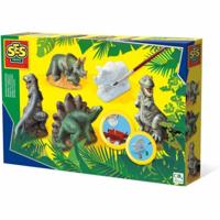 Modelleerklei SES Creative Set om te vormgieten Dinosaurussen