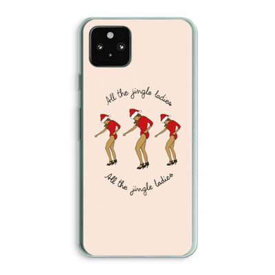 Jingle Ladies: Google Pixel 5a 5G Transparant Hoesje