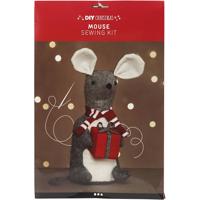 Creativ Company Kerstmuis, h: 30 cm, 1 stuk
