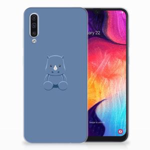 Samsung Galaxy A50 Telefoonhoesje met Naam Baby Rhino