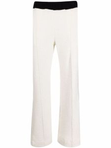 Casablanca pantalon de jogging colour block en éponge