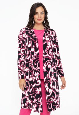 Yoek Vest lang | Zwart | Maat 46/48