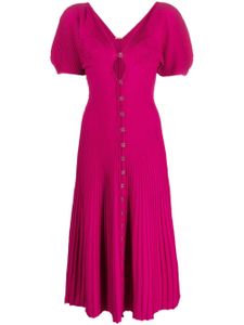 Cult Gaia robe ample imprimée - Rose