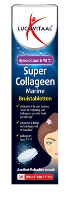 Lucovitaal Super Collageen Marine Bruistabletten