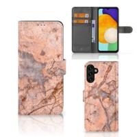 Samsung Galaxy A04s | Samsung Galaxy A13 5G | Bookcase | Marmer Oranje