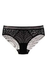 Wacoal culotte Raffine à bords en dentelle - Noir