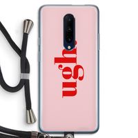Ugh: OnePlus 7 Pro Transparant Hoesje met koord