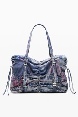 Grote geplooide tas - MATERIAL FINISHES - U