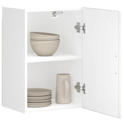 Keukenwandkast Porto bewerkt hout wit
