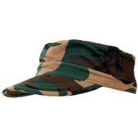 Woodland camouflage army cap kids - thumbnail
