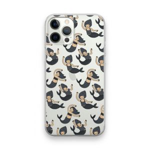 Zeemeermin: iPhone 12 Pro Max Transparant Hoesje
