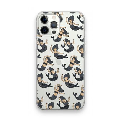 Zeemeermin: iPhone 12 Pro Max Transparant Hoesje