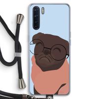 Ludo: Oppo A91 Transparant Hoesje met koord Ludo: Oppo A91 Transparant Hoesje met koord