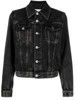 Maison Margiela veste en jean Paint - Noir