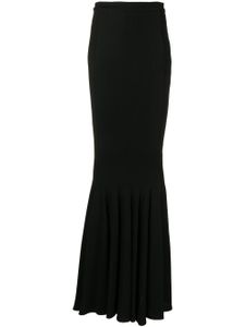 Zuhair Murad jupe longue en jersey - Noir