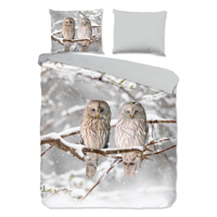 Dekbedovertrek Katoen Flanel Adel Natuur & Dieren 240x200 Cm Good Morning - Dekbed-Discounter.nl