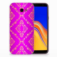 Siliconen Hoesje Samsung Galaxy J4 Plus (2018) Barok Roze - thumbnail