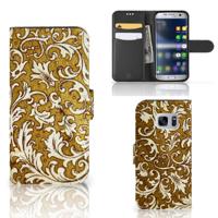 Wallet Case Samsung Galaxy S7 Barok Goud