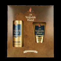 Vergulde Hand Geschenkverpakking scheerschuim en aftershave 1 Set