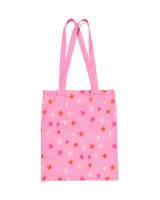 HEMA Canvas Tas 42x36cm Sterren Roze
