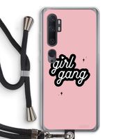 Girl Gang: Xiaomi Mi Note 10 Pro Transparant Hoesje met koord