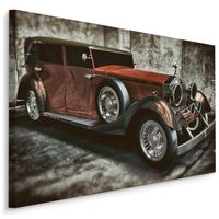 Schilderij -  Prachtige Oldtimer , print op canvas, Premium print