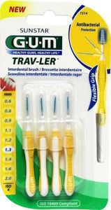 GUM Trav-ler rager 1.3mm (geel) (4 st)