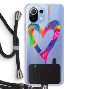 Melts My Heart: Xiaomi Mi 11 Lite Transparant Hoesje met koord