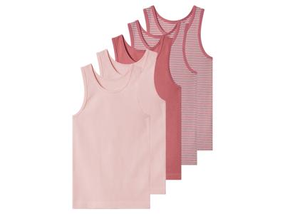 lupilu Set van 5 kinder hemden (Lichtroze, 110/116)