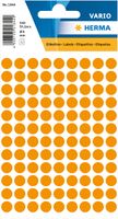 HERMA Universele etiketten Ø 8 mm rond fluor oranje papier mat 540 st. - thumbnail