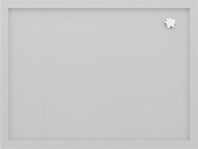 Wisa Maia douchebak 120x75cm, mat wit