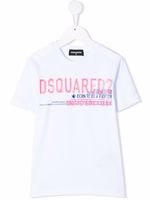 DSQUARED2 KIDS t-shirt à logo imprimé - Blanc