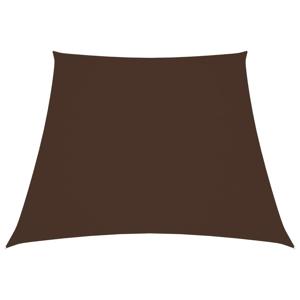 VidaXL Zonnezeil trapezium 2/4x3 m oxford stof bruin