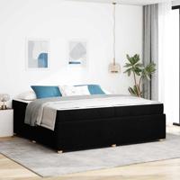 Bedframe Anders Zwart 200 x 200 cm Stof