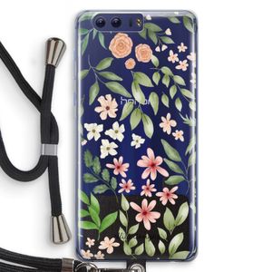 Botanical sweet flower heaven: Honor 9 Transparant Hoesje met koord