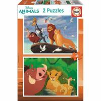 Puzzel Educa Lion King (2 x 48 pcs)