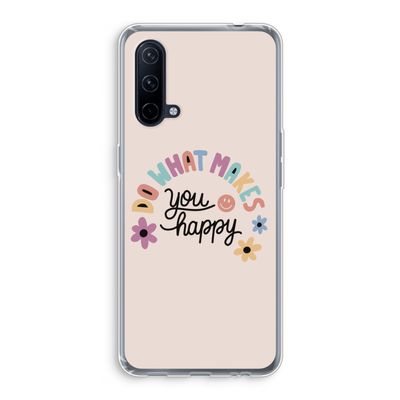 Happy days: OnePlus Nord CE 5G Transparant Hoesje