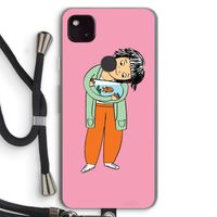 Visknuffel: Pixel 4a 5G Transparant Hoesje met koord