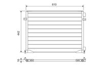 Airco condensor 817644