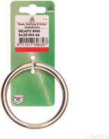 Gelaste ring 3x20 rvs 2st - Deltafix