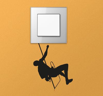 Decoratieve Lichtschakelaar Sticker